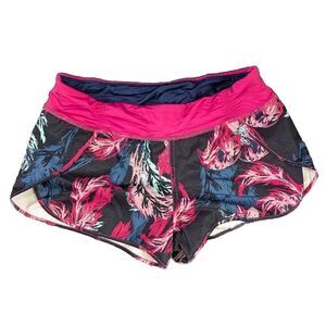 Patagonia Shorts Womens 8 Pink 100% Polyester Hawaiian Floral Beach‎ Resort